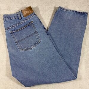 Calvin Klein Jeans Denim Pants Mens 38x30 Blue Medium Wash Straight Leg Cotton